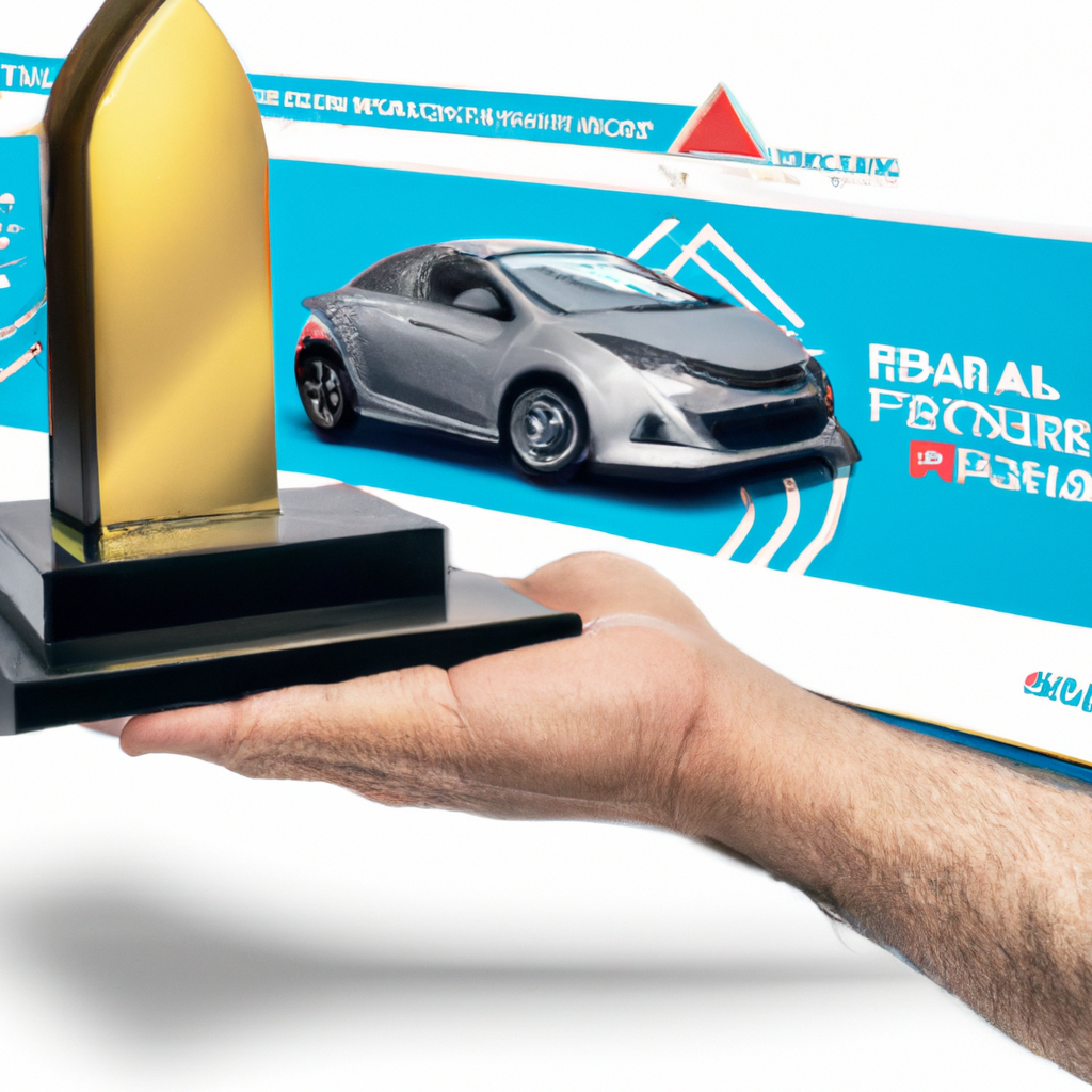 Prêmio Inovação no Mercado Automotivo com design futurista